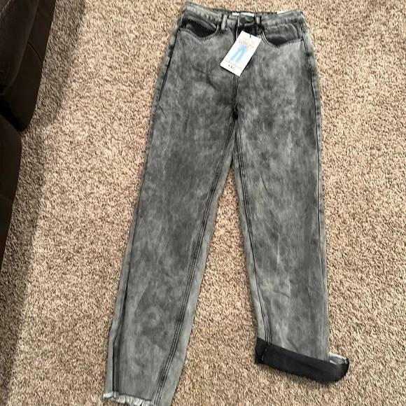 YMI Jeans Wide Leg 9s Denim Jeans Highest Rise Juniors Size